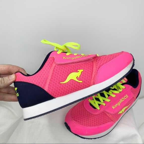 KangaROOS Pink Green Shoes Women’s Sz 8 Zipper - Picture 2 of 8